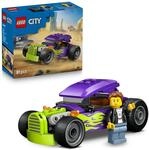 LEGO City Hot Rod - Race Car Toy w/a Driver Minifigure & Folding Roof - Fine...