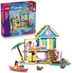 LEGO Friends Strandhaus mit Robben - Miniatur Spielset mit 3 Mini Puppen, 2 Meeres