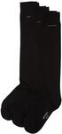 Camano Herren Kniestr&uuml;mpfe 3942 Ca-Soft Kneehigh, 3er Pack, Gr. 35/38, Schwarz