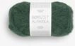 SANDNES GARN B&oslash;rstet Alpakka - Farbe: Dyp Skoggr&oslash;nn (8581) - 50 g/ca. 110 m Wolle