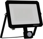 Osram LUX LED Flutlicht modern 50W, 4500lm, 6500K, Au&szlig;enstrahler, Sensor, IP65,