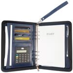 GraduationMall A5 Schreibmappe mit Ringbuch Rei&szlig;verschluss Portfolio Klemmbrett