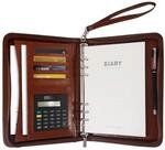 GraduationMall A5 Schreibmappe mit Ringbuch Rei&szlig;verschluss Portfolio Klemmbrett