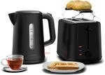 Klarstein Velaire Toaster Wasserkocher Set &ndash; 2 Scheiben Toaster mit 7
