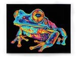 DIAMOND DOTZ 2594353 Original 5D Diamond Painting Set, Neon Baumfrosch, mit
