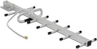DELOCK LPWAN 806-896MHz Yagi Antenne SMA Stecker 10dBi starr direktional Wand-...