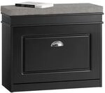 SoBuy Schuhbank mit Sitzkissen und Stauraum Schuhschrank mit Klappe, Schuhregal