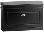 SoBuy Schuhbank mit Sitzkissen und Stauraum Schuhschrank mit Klappe, Schuhregal