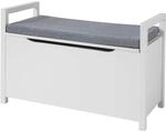 SoBuy Schuhregal Schmal Schuhbank mit Sitzfl&auml;che &ndash; Sitzbank mit Stauraum,