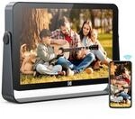 Kodak Digitaler Bilderrahmen 10 Zoll WiFi 6, Touchscreen Full HD 1200 x 1920, 32 GB,