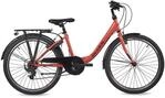S&rsquo;COOL Chix Jugendfahrrad 24 Zoll, 6-Gang Shimano Kettenschaltung, Leichter Rahmen,
