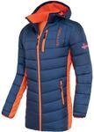 Nebulus Wintermantel COATY Herren (Model: P5146 - Herren, Navy-orange; Gr&ouml;&szlig;e: XL)