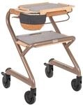 Saljol Wohnraumrollator in Vollausstattung, Helfer f&uuml;r den Wohnbereich mit Tablett