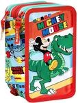 Clondo 3-Fach Federm&auml;ppchen f&uuml;r Micky Maus Fan &ndash; 44-teilig, komplett gef&uuml;llt &ndash;