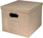 HMF Aufbewahrungsbox mit Deckel f&uuml;r DIN A4 H&auml;ngeregister | passend f&uuml;r...