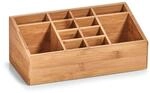 Zeller 25385 Organizer m. 12 F&auml;chern, Bamboo, ca. 25,4 x 12 x 10 cm,