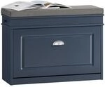SoBuy Schuhbank mit Sitzfl&auml;che Sitzbank mit Stauraum und Klappen, schmaler