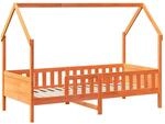 vidaXL Kinderbett, Hausbett mit Rausfallschutz Lattenrost, Spielbett f&uuml;r Jungen