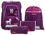 Step by Step Schulranzen-Set FIT &bdquo;Pretty Unicorn Nuala 5-teilig, rosa,