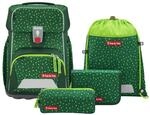 Step by Step Basis Schulranzen-Set &bdquo;Green Graphics, 4-teilig, gr&uuml;n, ergonomischer