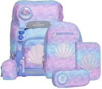 Beckmann Schulranzen Classic Schoolbag Set 6-teilig 22L Seashell flieder