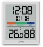 Thermometer und Hygrometer "Paros", digital, f&uuml;r innen, Wei&szlig;