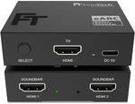 FeinTech AX421 HDMI eARC Switch 1 TV x 2 Soundbar - nutze 2 Soundger&auml;te an einem TV