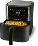GOURMETmaxx Hei&szlig;luftfritteuse 6,5 L, 1600 W schwarz &ndash; digitale Airfryer Fritteuse