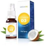 Mediakos&reg; Vitamin D3 Spray mit MCT-&Ouml;l - Hochdosiertes & Geschmacksneutrales...