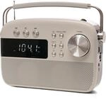 Lloytron N6407WH Encore LCD-Digital-Radio, wiederaufladbar, tragbar, AM/FM-Radio +