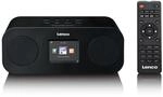 Lenco DIR-121 Stereo-Internetradio mit DAB+, FM und Bluetooth&reg; 5.3, 2,4"