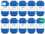Gr&uuml;ndl Wolle Cotton Fun - Wolle zum H&auml;keln - Strickgarn - H&auml;kelgarn - Pflegeleicht