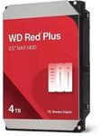 WD Red Plus 4 TB NAS Interne Festplatte 3,5 Zoll - 5400 U/Min, SATA 6Gb/s, CMR,...