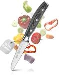 R&Ouml;SLE Gem&uuml;semesser WOLFGREY 9 cm &ndash; K&uuml;chenmesser Scharf mit gerader Klinge &ndash;
