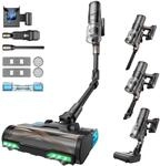 Proscenic P20+ Staubsauger mit Wischfunktion, 70 KPa 70 Mins 680W Akku Staubsauger