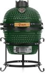 BBQ-Toro Kamado Grill Holzkohlegrill Haiiro &Oslash; 32 cm | Gr&uuml;n | Mini...