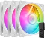 Cooler Master Mobius 120P ARGB White Edition 3er-Pack L&uuml;fter-Kit
