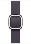 Apple Watch Band - Modernes Lederarmband - 42 mm - Mitternachtsviolett - Medium