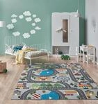 the carpet Happy Life Kinderzimmer, Kinderteppich, Spielteppich, Waschbar,
