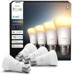 Philips Hue Smart LED A60 Lampe, White Ambiance, LED Leuchtmittel mit E27 Fassung,