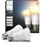 Philips Hue Smart LED A60 Lampe, White Ambiance, LED Leuchtmittel mit E27 Fassung,