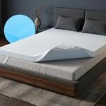 Arensberger Luxury Topper 90x200 cm | 10cm hoch, H2/H3, Memory Foam