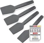 Fackelmann Statement Spachtel f&uuml;r Raclette 4er Set &ndash; Schaber mit ergonomischem