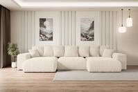 ALTDECOR Ecksofa mit Schlaffunktion und Bettkasten Corner Sofa Eckcouch Couch U-Form
