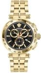 Versace - Herren-Armbanduhr Quarz Mode Armband Und Geh&auml;use Aus Edelstahl Farbe...