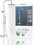 SCH&Uuml;TTE AQUADUCT 60044 Duschsystem mit Thermostat, Duschset mit gro&szlig;er Regendusche