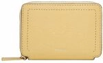 Fossil Logan Leder oder Polyester Clutch-Geldb&ouml;rse f&uuml;r Damen Cremewei&szlig; 10.16 cm L