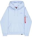 Alpha Industries Herren Backprint Hoodie, Artic Blue, S