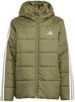 adidas Unisex Kids Essentials 3-Streifen gef&uuml;tterte Kinderjacke