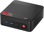 BOSGAME P4 Plus Dual 2.5G LAN Mini Gaming-PC, AMD Ryzen 7 5825U Prozessor (bis zu 4,5